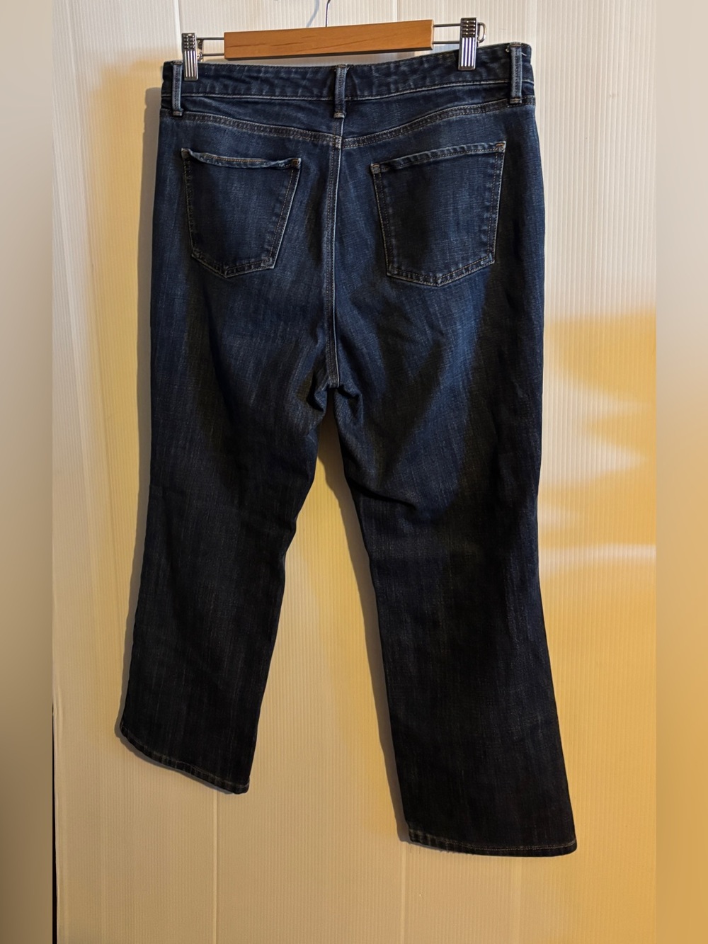 Talbots Dark Indigo Straight Leg Jeans - Classic Wash - Picture 3 of 6